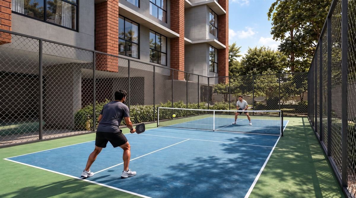 Pickle ball court